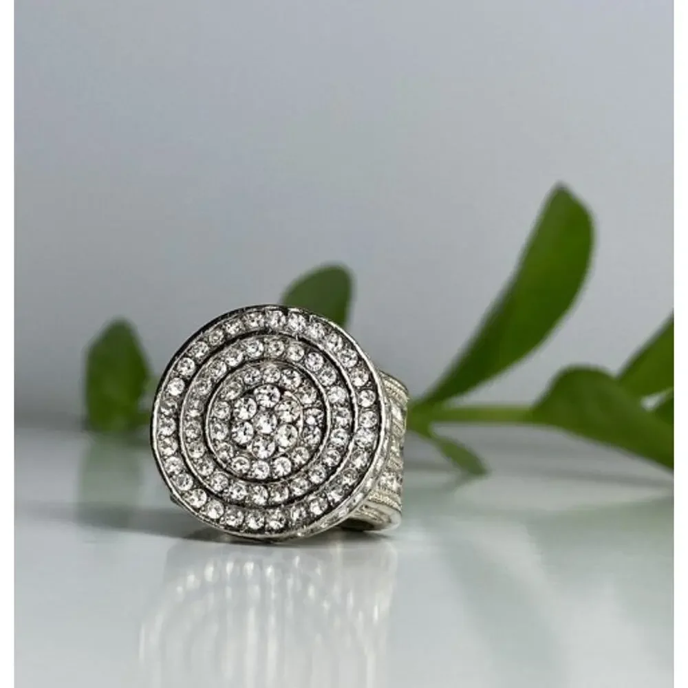 925 Sterling Silver CZ Ring Size 6.5